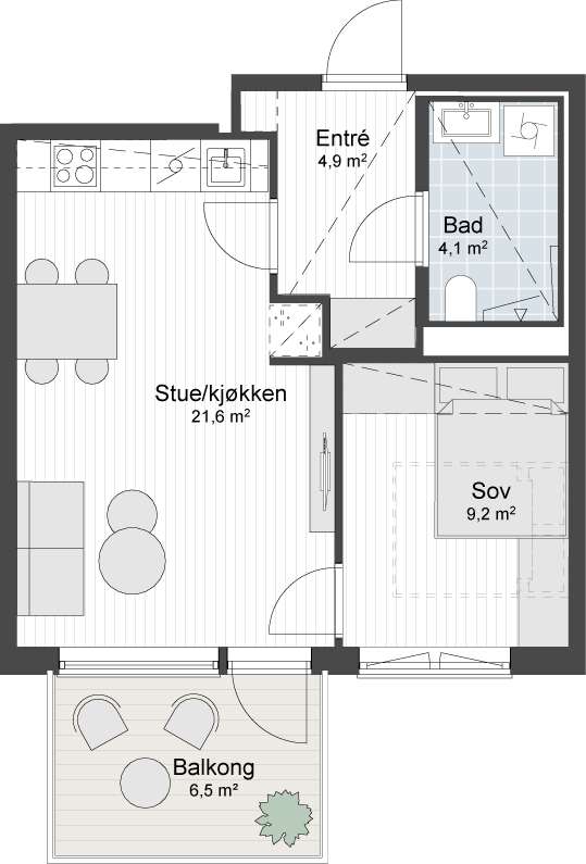 Plantegning 1